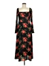 ASOS Design 100% Polyester Floral Black Cocktail Dress Size 8 - photo 1