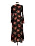 ASOS Design 100% Polyester Floral Black Cocktail Dress Size 8 - photo 2