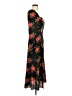 ASOS Design 100% Polyester Floral Black Cocktail Dress Size 8 - photo 4