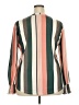 Unbranded Stripes Green Long Sleeve Blouse Size XXL - photo 2