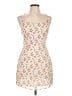 Sabo 100% Polyester Floral Ivory Cocktail Dress Size L - photo 1
