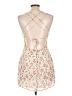 Sabo 100% Polyester Floral Ivory Cocktail Dress Size L - photo 2
