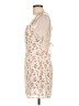 Sabo 100% Polyester Floral Ivory Cocktail Dress Size L - photo 5