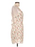 Sabo 100% Polyester Floral Ivory Cocktail Dress Size L - photo 4