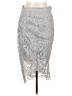 showpo 100% Polyester Gray Formal Skirt Size 10 - photo 1