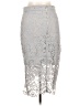 showpo 100% Polyester Gray Formal Skirt Size 10 - photo 2