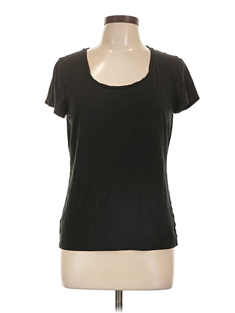 Pre-owned Ann Taylor Short Sleeve T-shirt In Black