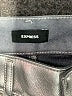 Express 100% Polyester Metallic Silver Casual Pants Size 2 - photo 4