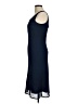 Connected Apparel 100% Polyester Solid Blue Casual Dress Size 6 - photo 5