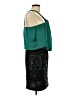 Studio Y 100% Polyester Stars Green Cocktail Dress Size L - photo 4
