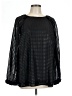 Calvin Klein 100% Polyester Black Long Sleeve Blouse Size L (estimated) - photo 1