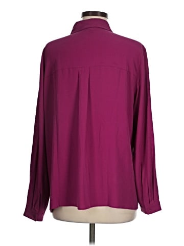 Eileen Fisher Long Sleeve Silk Top (view 2)