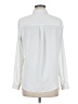 New Look 100% Polyester Solid Ivory button down Size 6 - photo 2