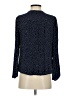Ann Taylor LOFT Polka Dots Blue Long Sleeve Blouse Size S - photo 2