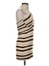 Shein 100% Polyester Stripes Brown Casual Dress Size 4 - photo 4
