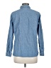 Weatherproof 100% Cotton Chevron-herringbone Blue Long Sleeve Button-Down Shirt Size M - photo 2