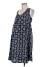 Pink Blush 100% Polyester Blue Casual Dress Size Med Maternity - photo 1