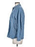 Weatherproof 100% Cotton Chevron-herringbone Blue Long Sleeve Button-Down Shirt Size M - photo 5
