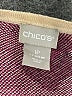 Chico's 100% Rayon Animal Print Pink Pullover Sweater Size Med Petite (1) - photo 7
