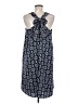 Pink Blush 100% Polyester Blue Casual Dress Size Med Maternity - photo 2