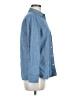 Weatherproof 100% Cotton Chevron-herringbone Blue Long Sleeve Button-Down Shirt Size M - photo 4