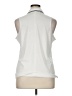 Nike 100% Recycled Polyester Ivory Sleeveless Button-Down Shirt Size XL - photo 2