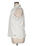 Nike 100% Recycled Polyester Ivory Sleeveless Button-Down Shirt Size XL - photo 5