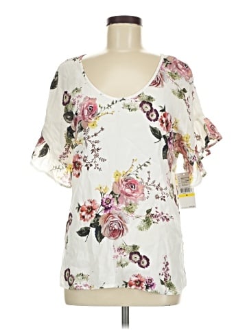 Karen Kane Short Sleeve Blouse (view 1)
