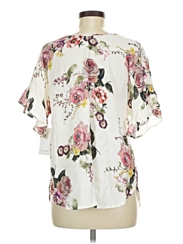 Karen Kane Short Sleeve Blouse (view 2)