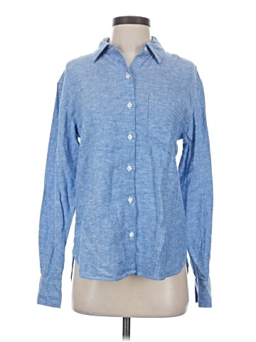 Banana Republic Factory Store Long Sleeve Button-Down Shirt (view 1)