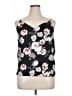 Calvin Klein 100% Polyester Black Sleeveless Top Size M - photo 1