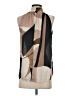 Drew 100% Polyester Tan Sleeveless Blouse Size S - photo 2