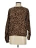 Gap Animal Print Brown Pullover Sweater Size S - photo 1
