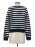 Gap 100% Cotton Stripes Blue Pullover Sweater Size S - photo 2