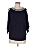 Assorted Brands Blue 3/4 Sleeve Top Size M - photo 1