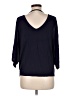 Assorted Brands Blue 3/4 Sleeve Top Size M - photo 2