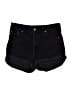 Bershka Black Denim Shorts Size 6 - photo 1