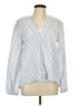 Remade Blue Long Sleeve Blouse Size L - photo 1