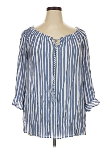 C established 1946 3/4 Sleeve Blouse (view 1)