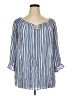 C established 1946 Blue 3/4 Sleeve Blouse Size XL - photo 1
