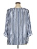 C established 1946 Blue 3/4 Sleeve Blouse Size XL - photo 2
