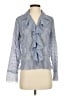 Allison Taylor 100% Polyester Blue Long Sleeve Blouse Size S - photo 1