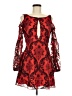 Free People 100% Polyester Red Cocktail Dress Size 6 - photo 1