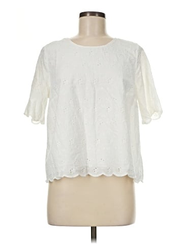 St. John's Bay Short Sleeve Blouse (view 1)