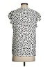 Les Amis 100% Polyester Ivory Short Sleeve Blouse Size S - photo 2