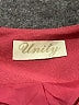 Unity 100% Polyester Red Blazer Size 12 - photo 6
