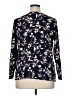 Chico's 100% Pima Cotton Floral Blue Pullover Sweater Size XL - photo 2