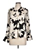 Anne Klein Floral Ivory Long Sleeve Blouse Size L (petite) - photo 1