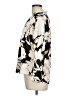 Anne Klein Floral Ivory Long Sleeve Blouse Size L (petite) - photo 5