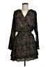 Rails Animal Print Brown Cocktail Dress Size M - photo 1